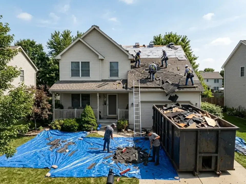 roof-replacement-debris-remova-004 — frequently asked questions, Cheapest Dumpster Rentals in North Little Rock, AR